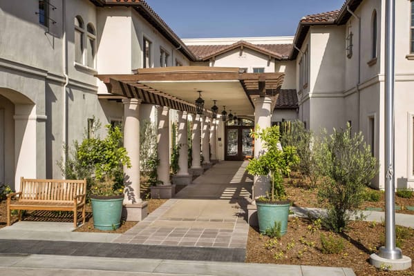 Entrance to The Kensington Sierra Madre, featuring outdoor space