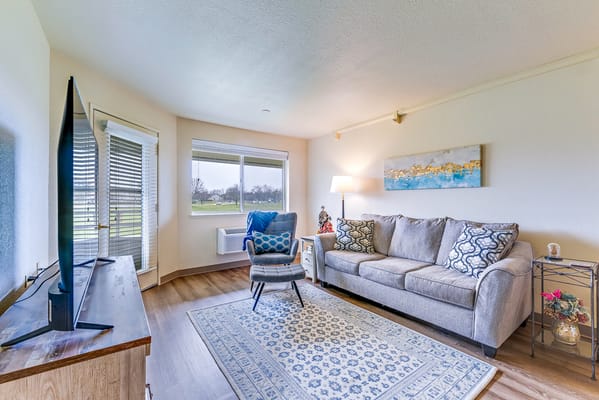 Cozy interior living space with a couch and chair