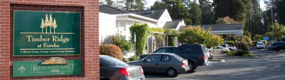 Entrance of Timber Ridge at Eureka with parking area