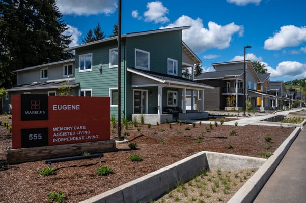 Exterior view of Marquis Eugene Independent Living facility