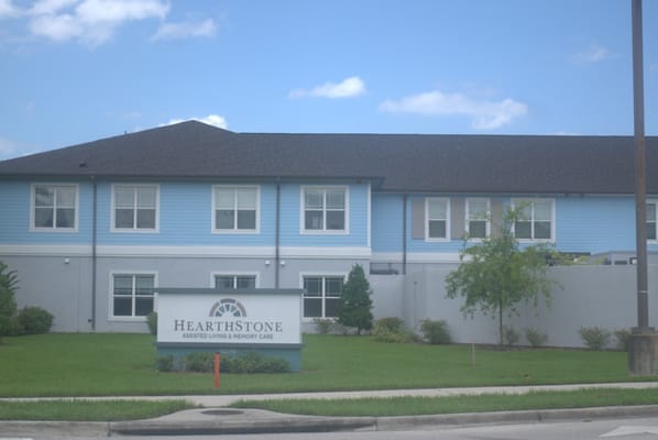 Exterior view of HearthStone at Nona Lakes building