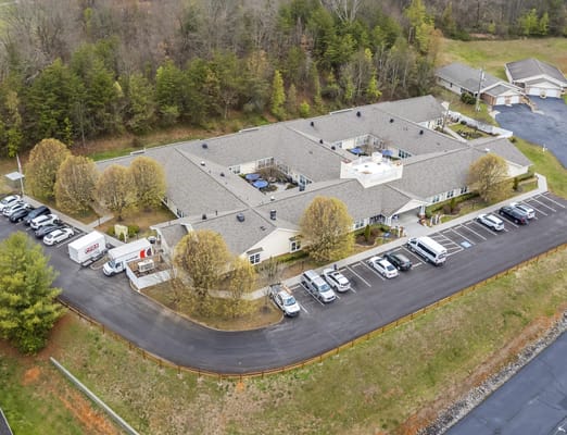 Aerial view of the American House Kingsport facility