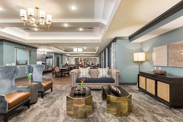 Common area with comfortable seating and modern decor