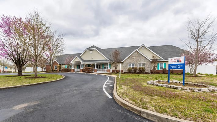 Exterior view of American House Lebanon facility