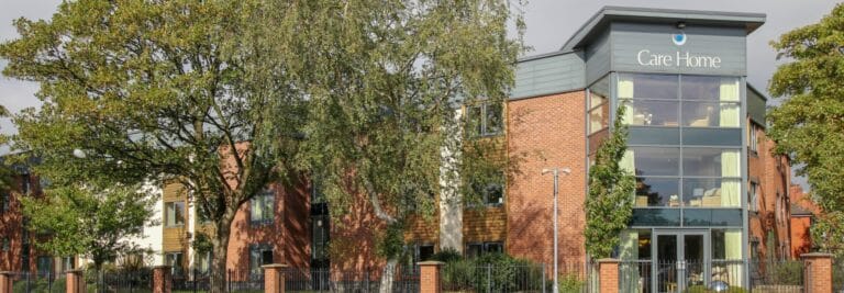 Exterior view of Acacia Lodge Care Home building