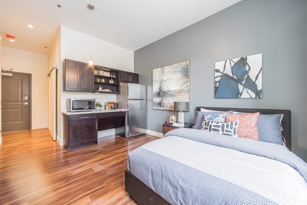 Cozy private resident room with modern decor