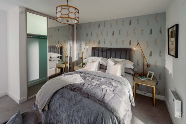 Cozy resident room with modern decor