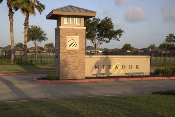 Entrance sign of Mirador Retirement Community