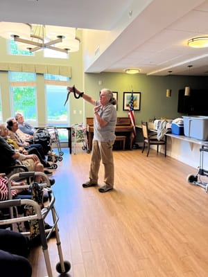 Resident engagement activity in a common area