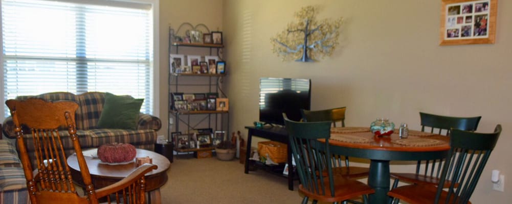 Cozy interior space with furniture and decor