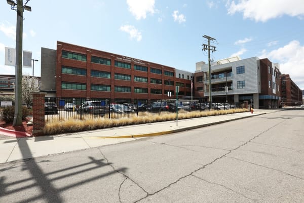 Front view of Rivertown Assisted Living Apartments building