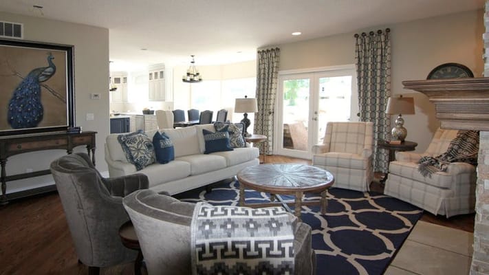 Cozy common area with comfortable seating and decor