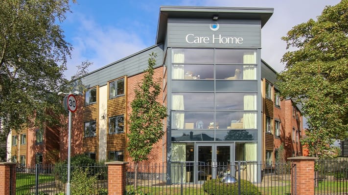 Exterior view of Acacia Lodge Care Home building
