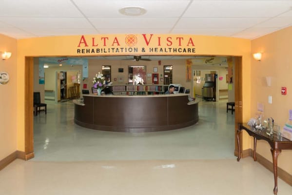 Interior view of reception area at Alta Vista