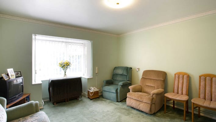 A cozy common area with seating