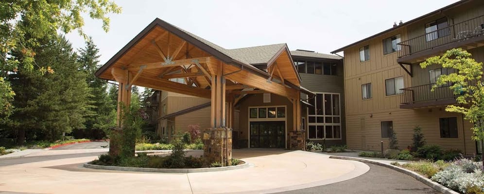 Exterior view of the Bellewood facility entrance