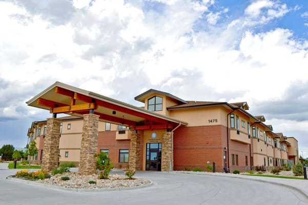 Exterior view of Columbine Commons facility