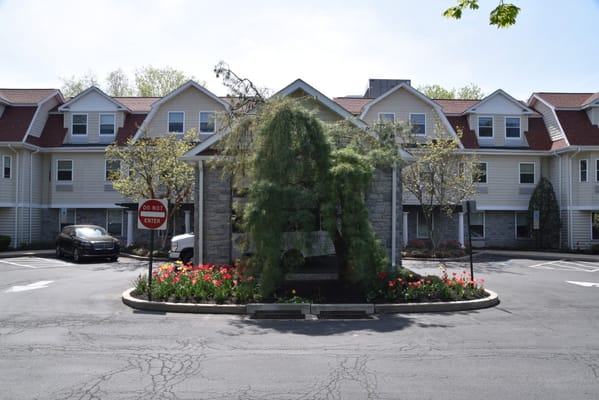 Front entrance of Brandywine Haverford Estates surrounded by landscaping