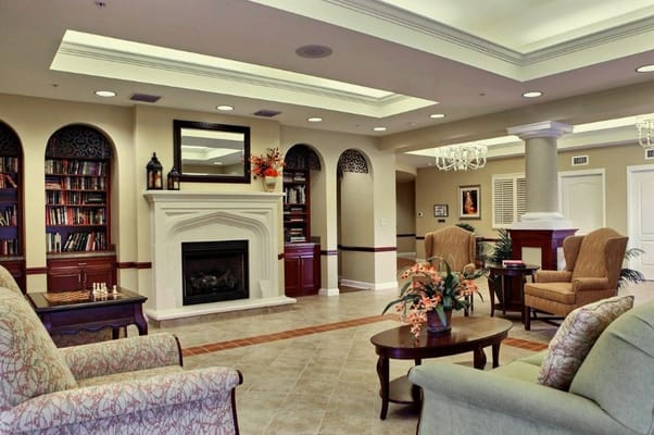 Interior view of a comfortable common area