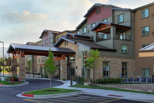 Exterior view of the Fairfield Village building