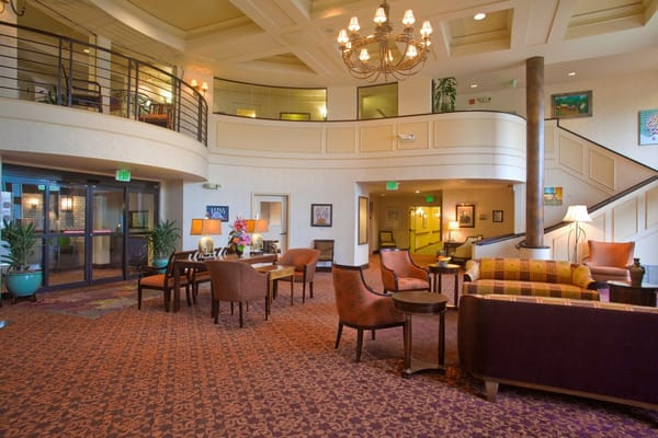 Interior common area of a senior living facility