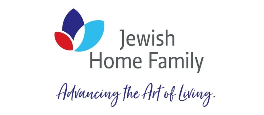 Logo of Jewish Home Family with tagline