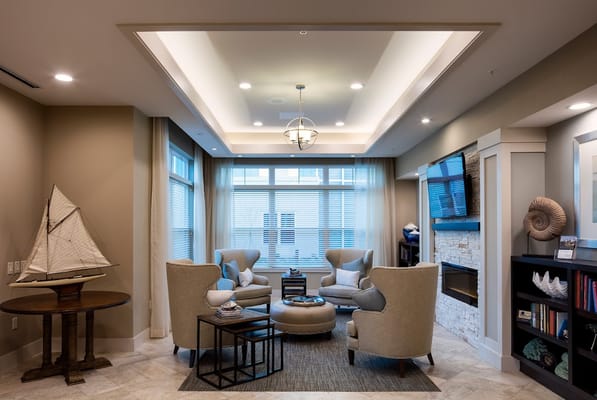 Welcoming interior lounge area with comfortable seating