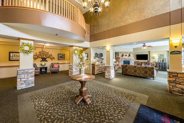 Interior common area with seating and decor