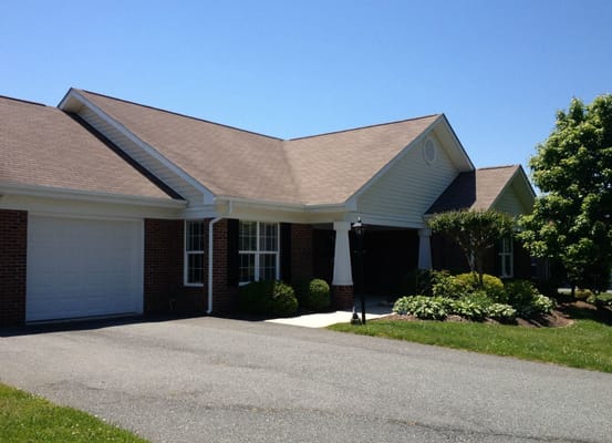 Exterior view of the facility building from the driveway