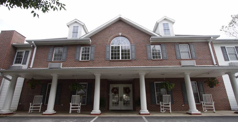 Exterior view of the Regency House Assisted Living facility