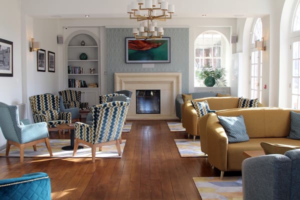 Bright and inviting lounge area with comfortable seating