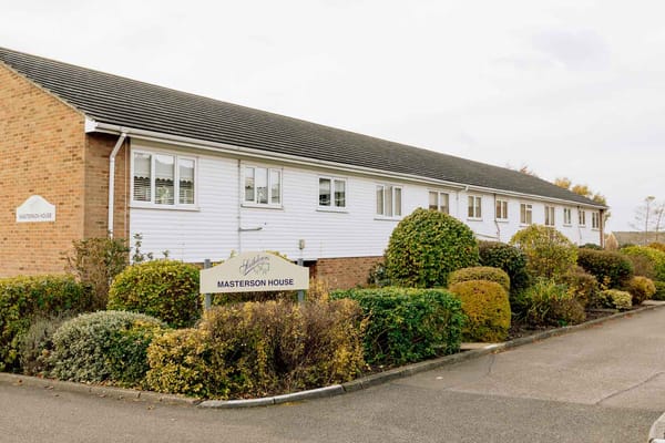 Exterior view of Masterson House in Southdown Retirement Village
