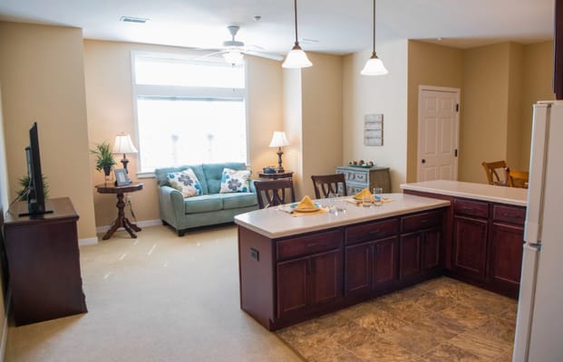 Bright and cozy interior of a resident's apartment