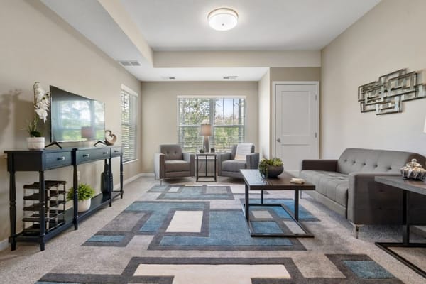 A common area with comfortable seating and decor