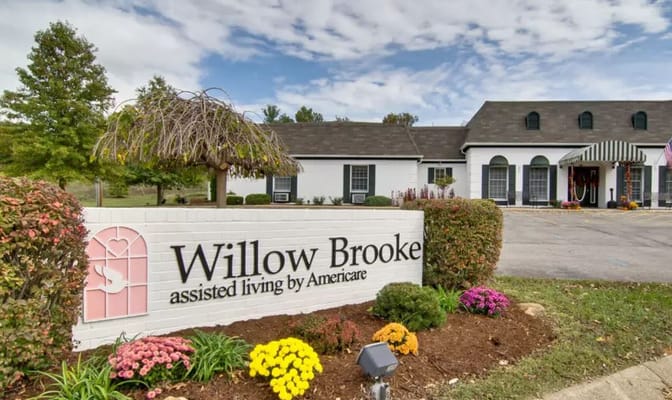 Exterior view of Willow Brooke assisted living facility