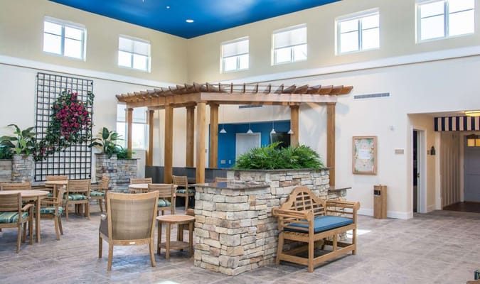 Interior common area with seating and decor