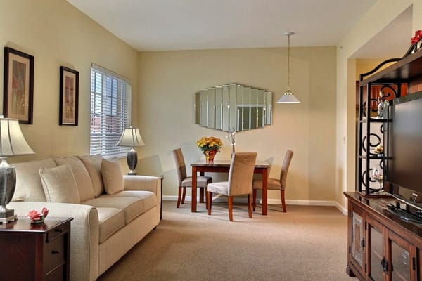 Cozy interior of a resident living space