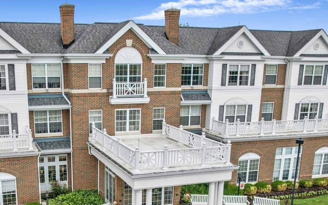 Exterior view of the Fairmont Senior Living building