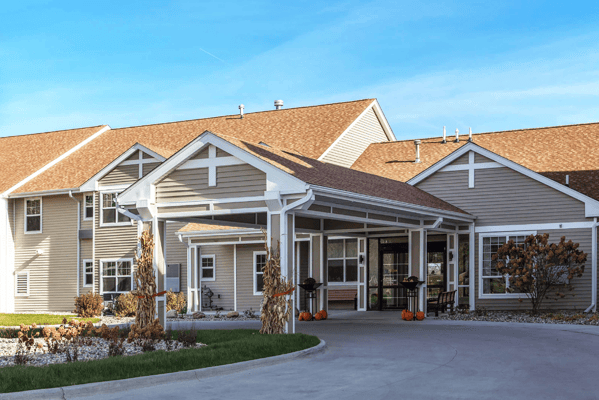 Exterior view of Highland Path assisted living facility