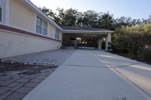Exterior view of the assisted living facility entrance