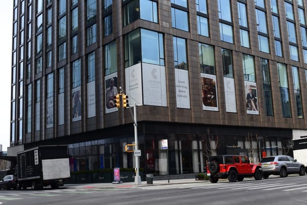 Exterior view of Coterie Hudson Yards building
