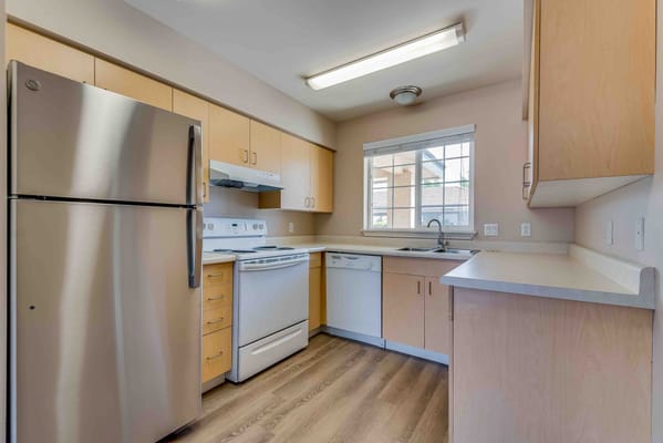 A bright and modern kitchen space