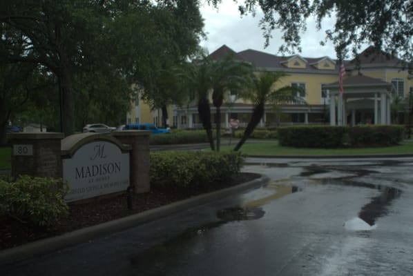 Exterior view of Madison at Ocoee with entrance signage