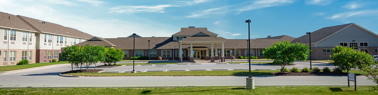 Exterior view of Copper Trace Family-first Senior Living