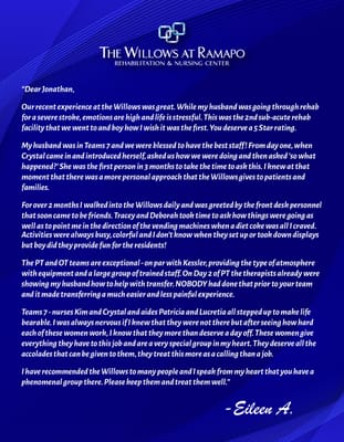 The Willows at Ramapo Rehabilitation and Nursing Center