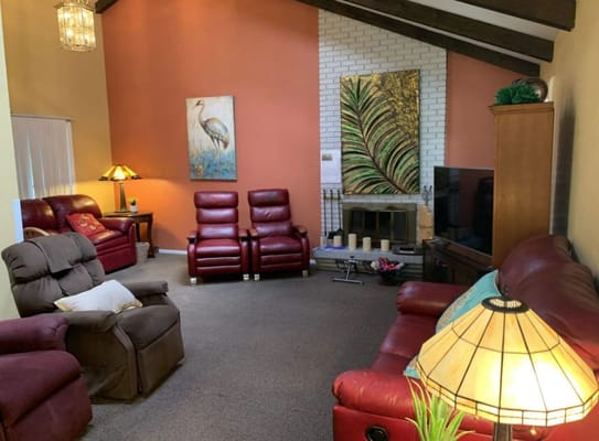 Interior common area with comfortable seating and decor