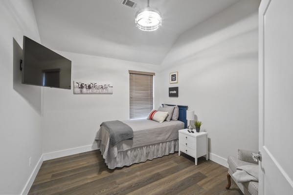 Cozy private resident room with modern decor