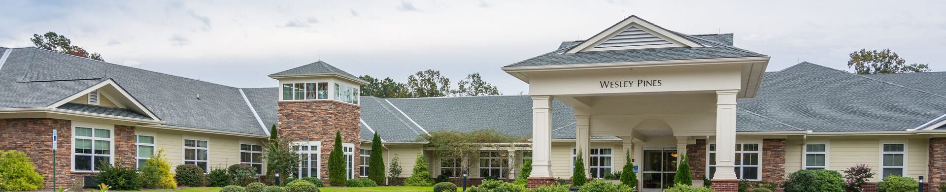 Exterior view of Wesley Pines facility
