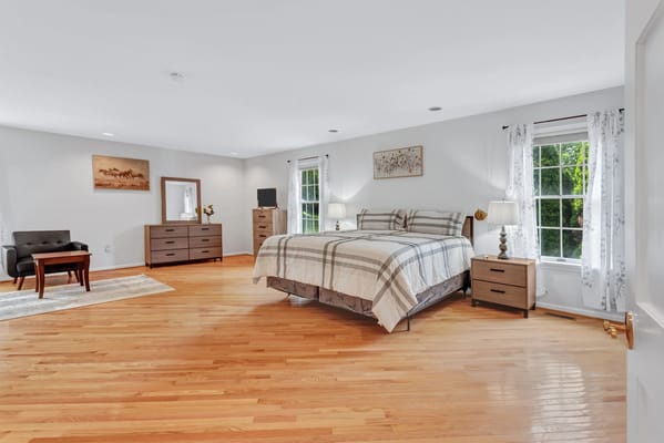 Well-furnished private resident room with natural light