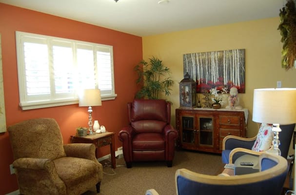 Cozy living room area with comfortable seating